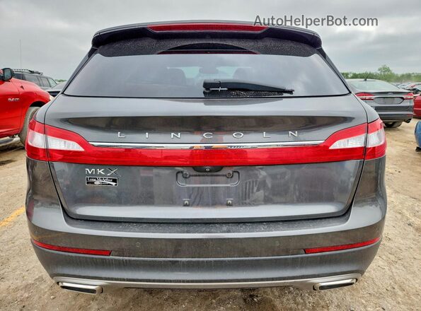 2LMPJ6LR2HBL51236 2017 LINCOLN MKX Gray უკანა ხედი