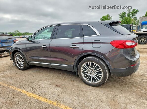 2LMPJ6LR2HBL51236 2017 LINCOLN MKX Gray უკანა მარცხენა