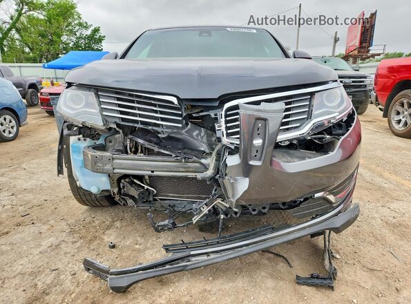 2LMPJ6LR2HBL51236 2017 LINCOLN MKX Gray წინა ხედი