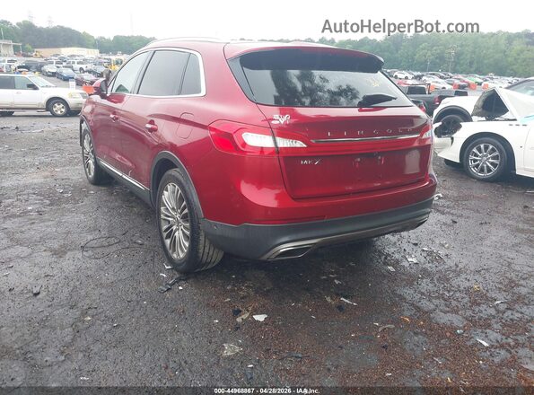2LMPJ6LR3JBL42552 2018 LINCOLN MKX Red Tył prawy