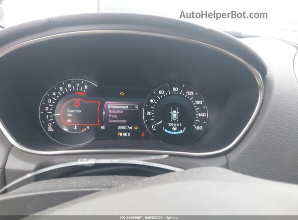 2LMPJ6LR3JBL42552 2018 LINCOLN MKX Red Widok zestawu wskaźników