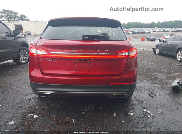 2LMPJ6LR3JBL42552 2018 LINCOLN MKX Red 