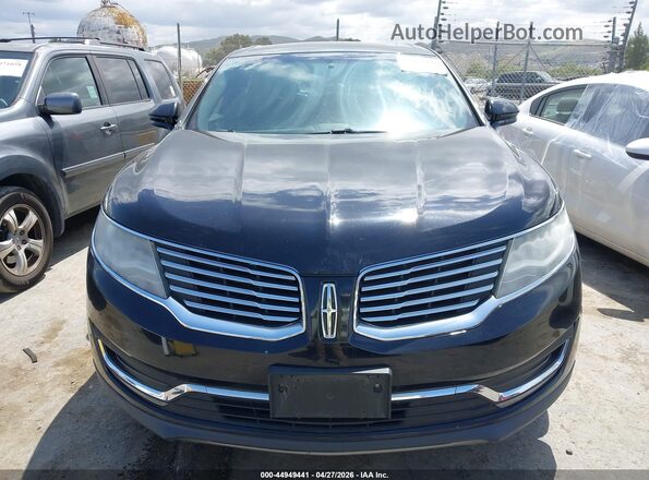2LMPJ6LR5HBL18876 2017 LINCOLN MKX Black Vista del cuadro de instrumentos