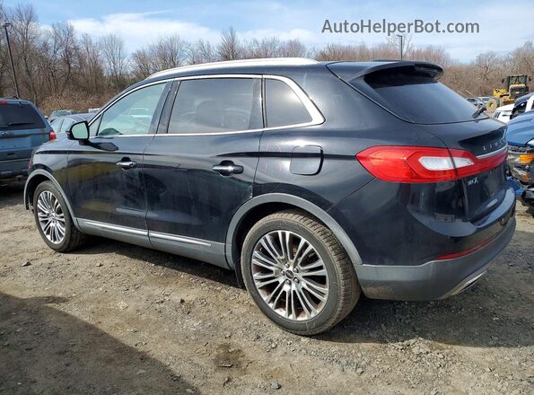 2LMPJ6LR8HBL19875 2017 LINCOLN MKX Черный Задняя левая четверть