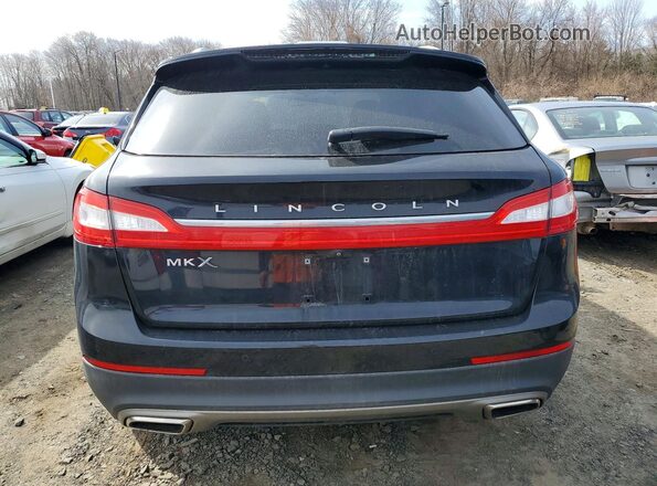 2LMPJ6LR8HBL19875 2017 LINCOLN MKX Черный Вид сзади