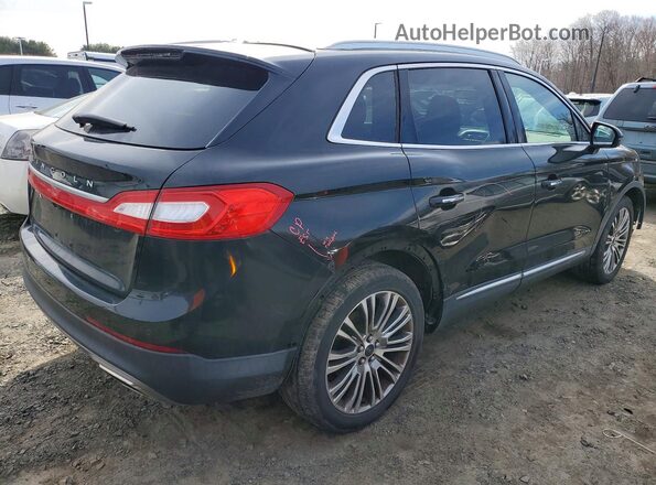 2LMPJ6LR8HBL19875 2017 LINCOLN MKX Черный Задняя правая четверть