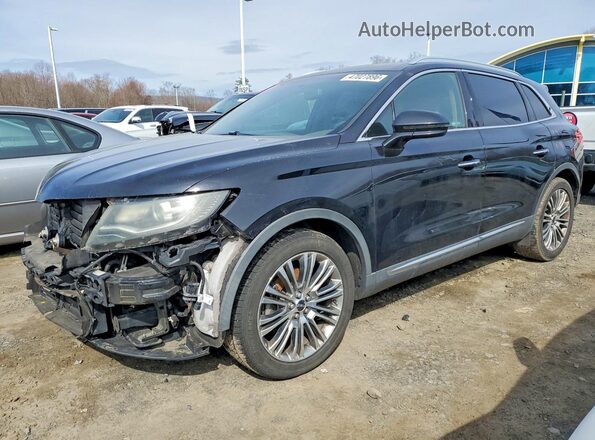 2LMPJ6LR8HBL19875 2017 LINCOLN MKX Черный Передняя левая четверть