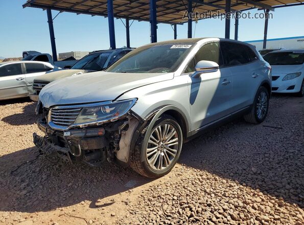 2LMPJ6LR8HBL29077 2017 LINCOLN MKX Серебряный Передняя левая четверть