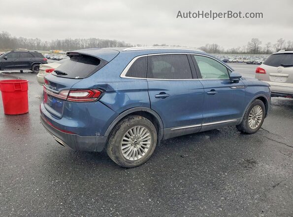 2LMPJ8J94KBL45721 2019 LINCOLN NAUTILUS Синий Задняя правая четверть