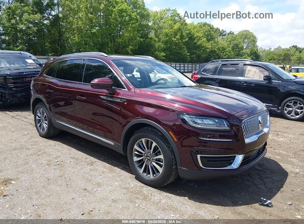 2LMPJ8J95LBL35023 2020 LINCOLN NAUTILUS Темно-бордовый Передняя правая четверть