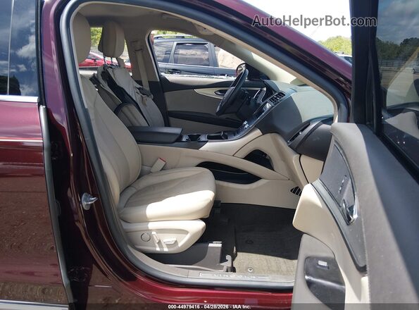 2LMPJ8J95LBL35023 2020 LINCOLN NAUTILUS Темно-бордовый Вид салона спереди