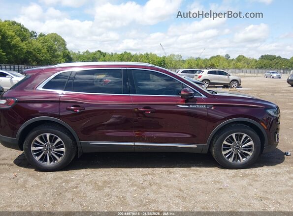 2LMPJ8J95LBL35023 2020 LINCOLN NAUTILUS Темно-бордовый Вид задней части салона