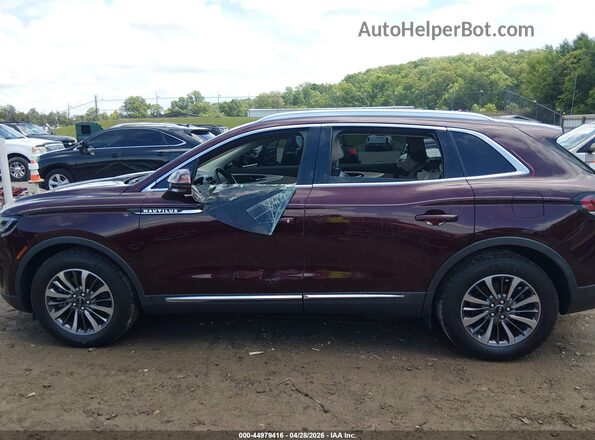 2LMPJ8J95LBL35023 2020 LINCOLN NAUTILUS Темно-бордовый Панорамный вид салона 360°
