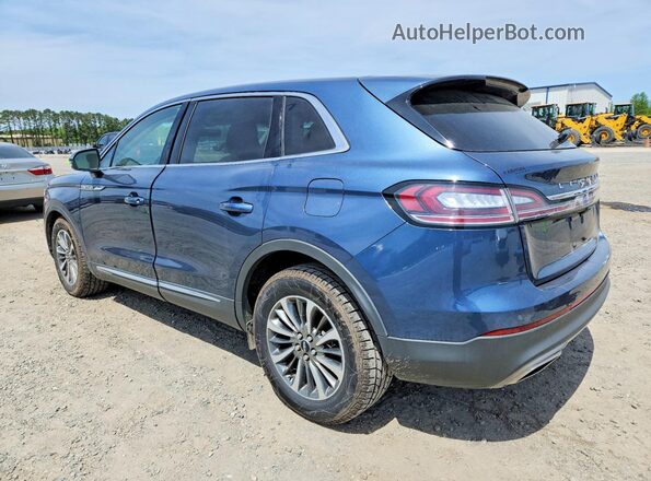 2LMPJ8K93KBL14331 2019 LINCOLN NAUTILUS Синий Задняя левая четверть