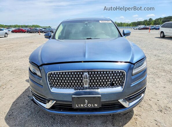 2LMPJ8K93KBL14331 2019 LINCOLN NAUTILUS Синий Вид спереди