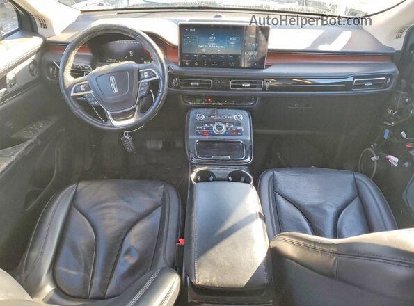 2LMPJ8KP8MBL02824 2021 LINCOLN NAUTILUS Black Widok deski rozdzielczej