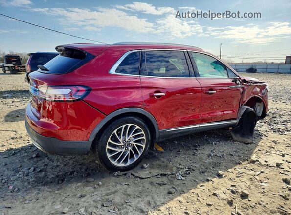 2LMPJ8LP0KBL36204 2019 LINCOLN NAUTILUS Red უკანა მარჯვენა