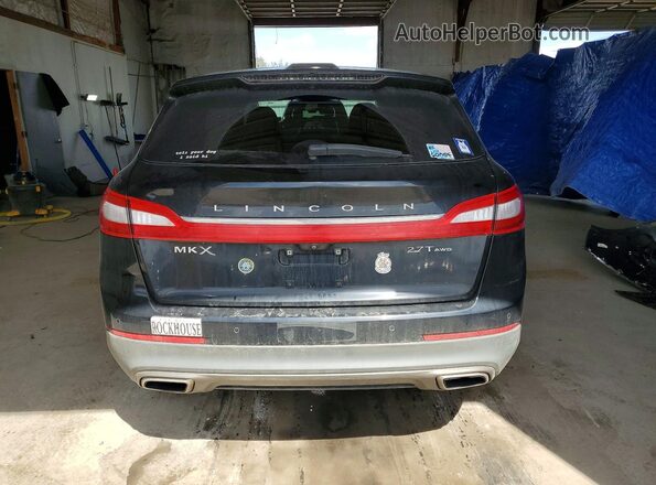 2LMPJ8LP2JBL11657 2018 LINCOLN MKX Black უკანა ხედი
