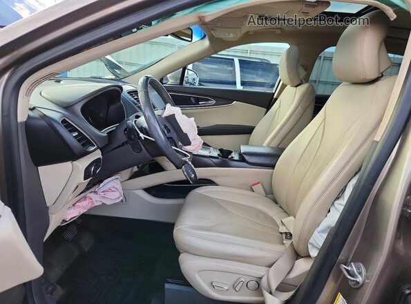 2LMPJ8LP2JBL22920 2018 LINCOLN MKX Tan Vista interior delantera
