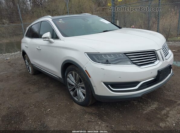 2LMPJ8LP5HBL38099 2017 LINCOLN MKX White Przód prawy