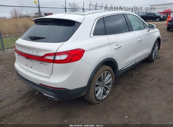 2LMPJ8LP5HBL38099 2017 LINCOLN MKX White Tył prawy