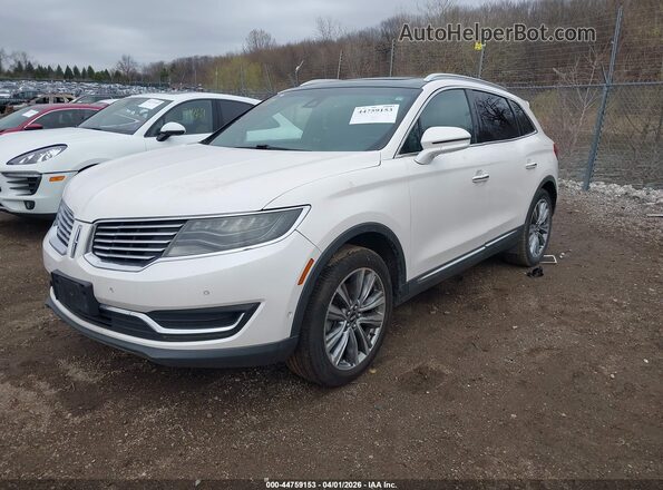 2LMPJ8LP5HBL38099 2017 LINCOLN MKX White Przód lewy