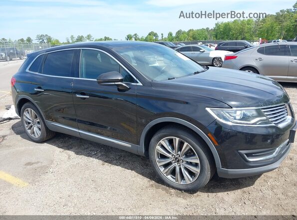 2LMPJ8LP5HBL46784 2017 LINCOLN MKX Black Przód prawy