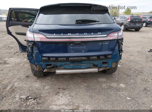2LMPJ8LP6KBL46462 2019 LINCOLN NAUTILUS Blue Вид спереду