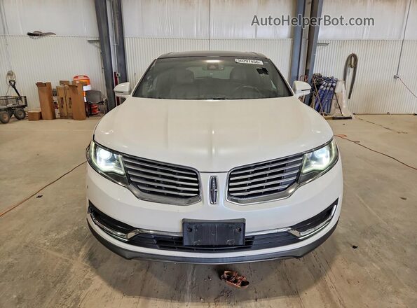 2LMPJ8LP8HBL28568 2017 LINCOLN MKX White Вид спереду