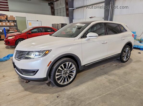 2LMPJ8LP8HBL28568 2017 LINCOLN MKX White Передня ліва чверть