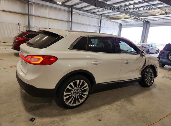 2LMPJ8LP8HBL28568 2017 LINCOLN MKX White Задня права чверть