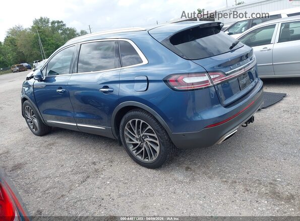 2LMPJ8LP8KBL42476 2019 LINCOLN NAUTILUS Blue Հետևի ձախ