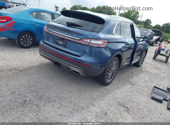 2LMPJ8LP8KBL42476 2019 LINCOLN NAUTILUS Blue Հետևի աջ
