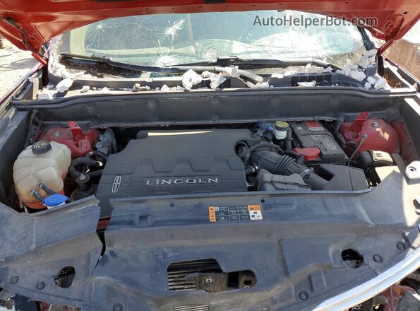 2LMPJ8LR1HBL45455 2017 LINCOLN MKX Red Rear interior view