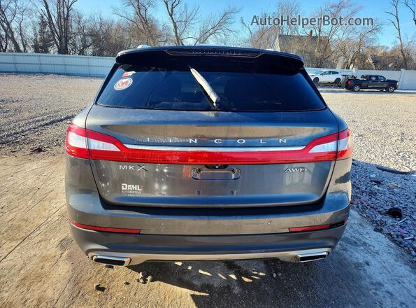 2LMPJ8LR1JBL21470 2018 LINCOLN MKX Серый Вид сзади