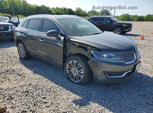 2LMPJ8LR5HBL11504 2017 LINCOLN MKX Gray Przód prawy