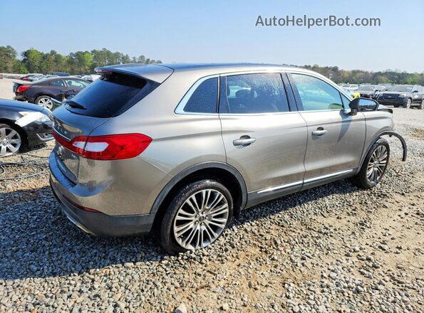 2LMPJ8LR7HBL24206 2017 LINCOLN MKX Beige Задня права чверть
