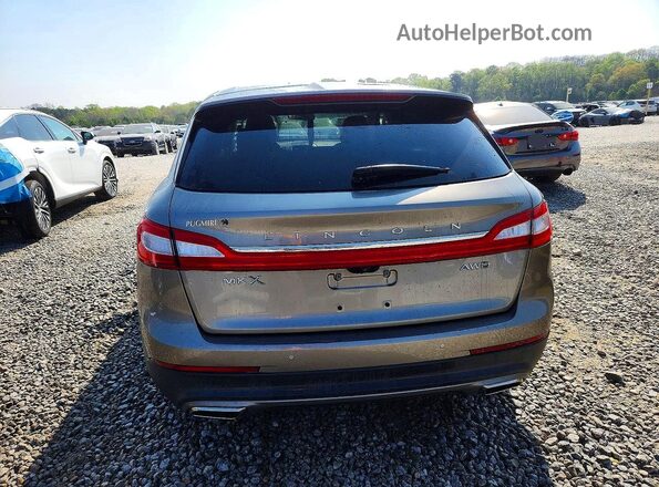 2LMPJ8LR7HBL24206 2017 LINCOLN MKX Beige Вид ззаду