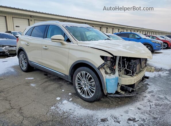 2LMPJ8LR7JBL13826 2018 LINCOLN MKX Кремовый Передняя правая четверть