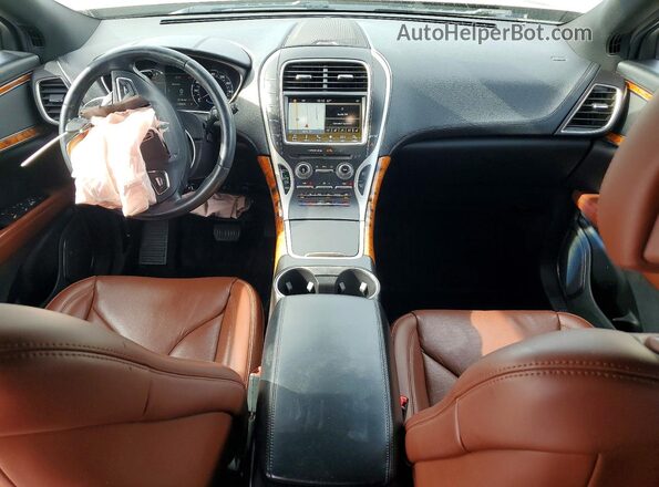 2LMPJ8LR8JBL29288 2018 LINCOLN MKX Бордовый Вид панели приборов