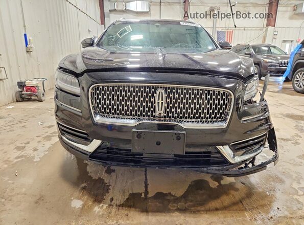 2LMPJ9JP2KBL67690 2019 LINCOLN NAUTILUS Black Widok z przodu