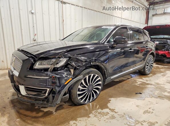 2LMPJ9JP2KBL67690 2019 LINCOLN NAUTILUS Black Przód lewy