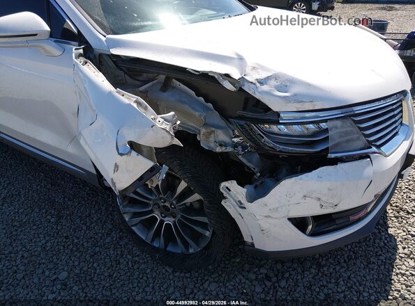 2LMTJ8LR6GBL40586 2016 LINCOLN MKX White Vista frontal