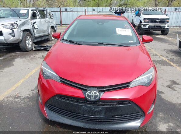 2T1BURHE0HC853890 2017 TOYOTA LL Красный Вид щитка приборов