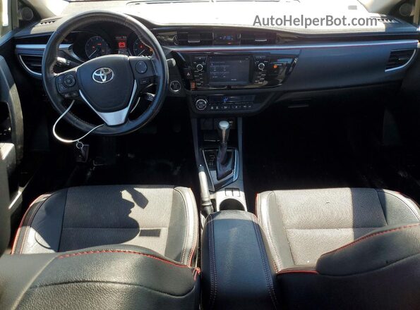 2T1BURHE1GC586080 2016 TOYOTA LL White Widok deski rozdzielczej
