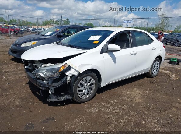 2T1BURHE1GC618445 2016 TOYOTA LL White წინა მარცხენა ხედი სამი მეოთხედიდან