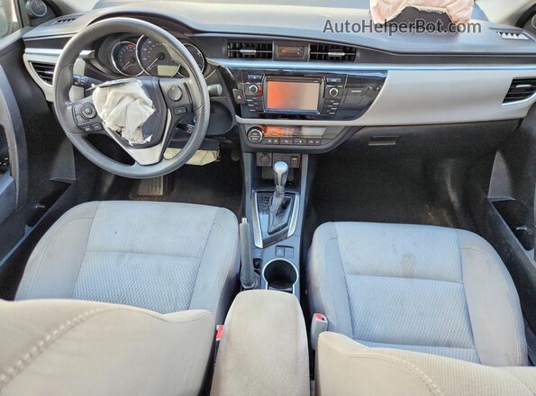 2T1BURHE1GC672649 2016 TOYOTA LL Серый Вид панели приборов