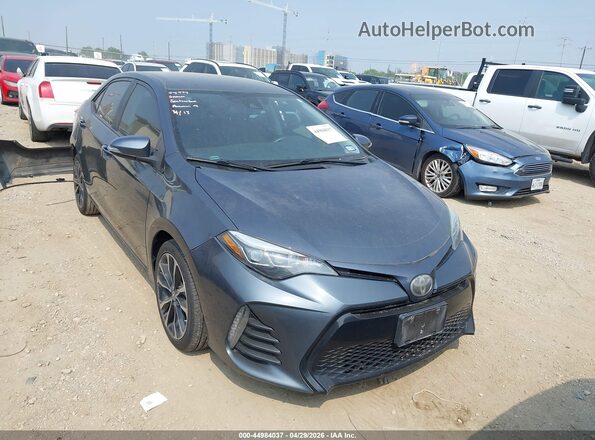 2T1BURHE3KC181735 2019 TOYOTA LL Синий Передняя правая четверть