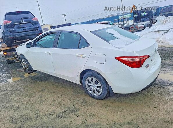 2T1BURHE4KC190492 2019 TOYOTA LL Белый Задняя левая четверть