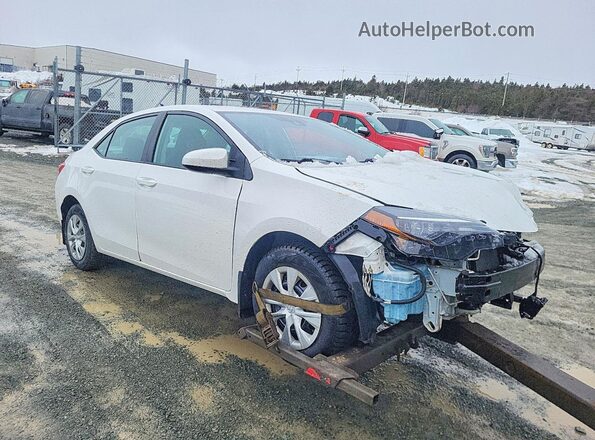 2T1BURHE4KC190492 2019 TOYOTA LL Белый Передняя правая четверть